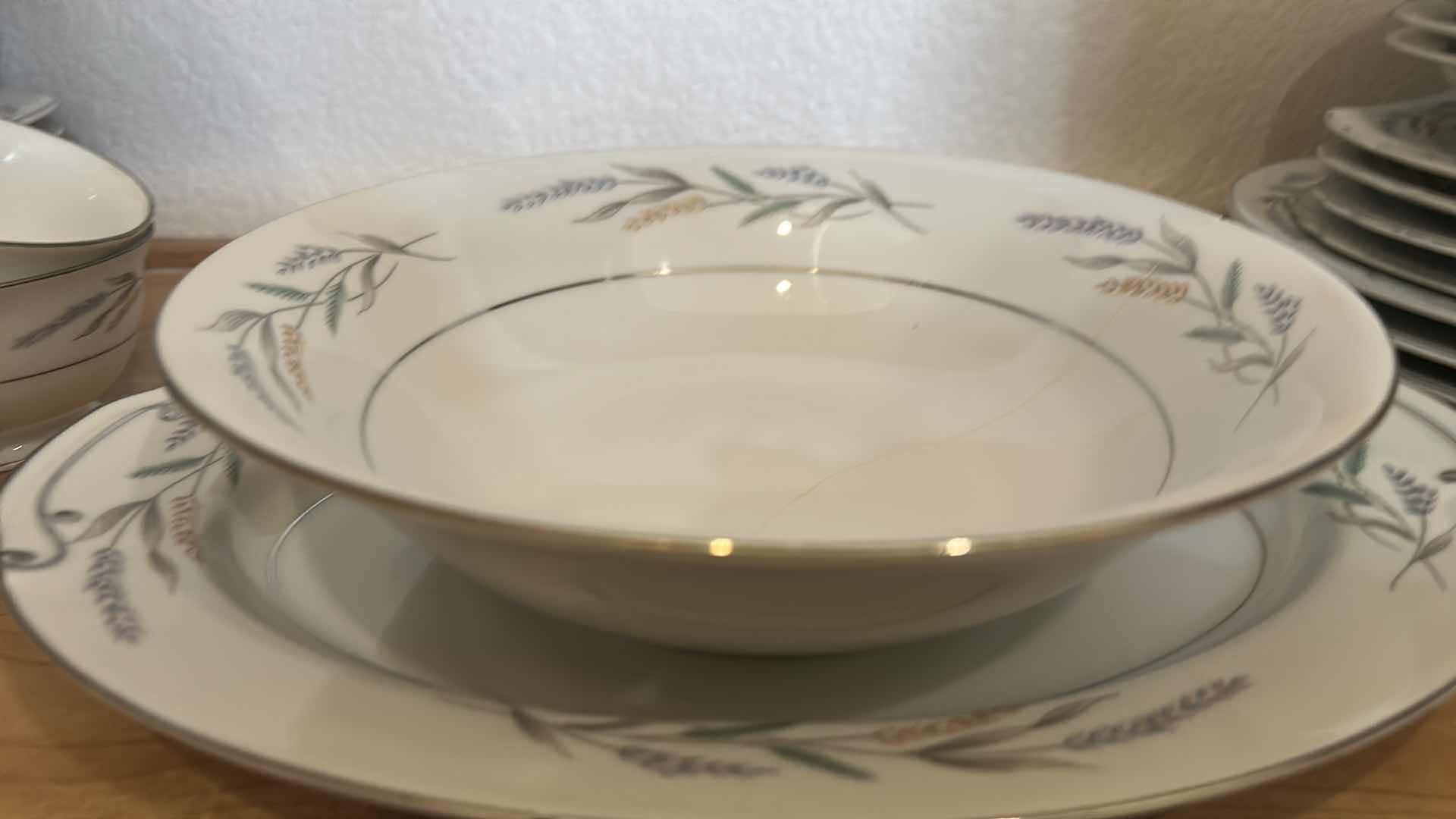 Photo 1 of 3 PCS BLUE HARVEST DINNERWARE