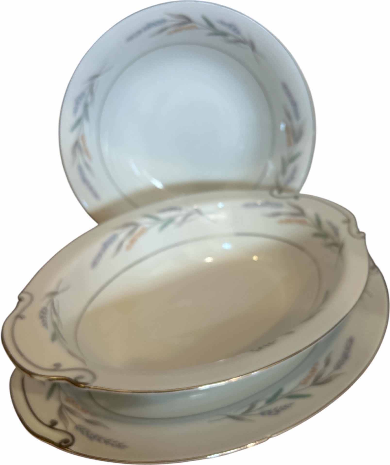 Photo 1 of 3 PCS BLUE HARVEST DINNERWARE