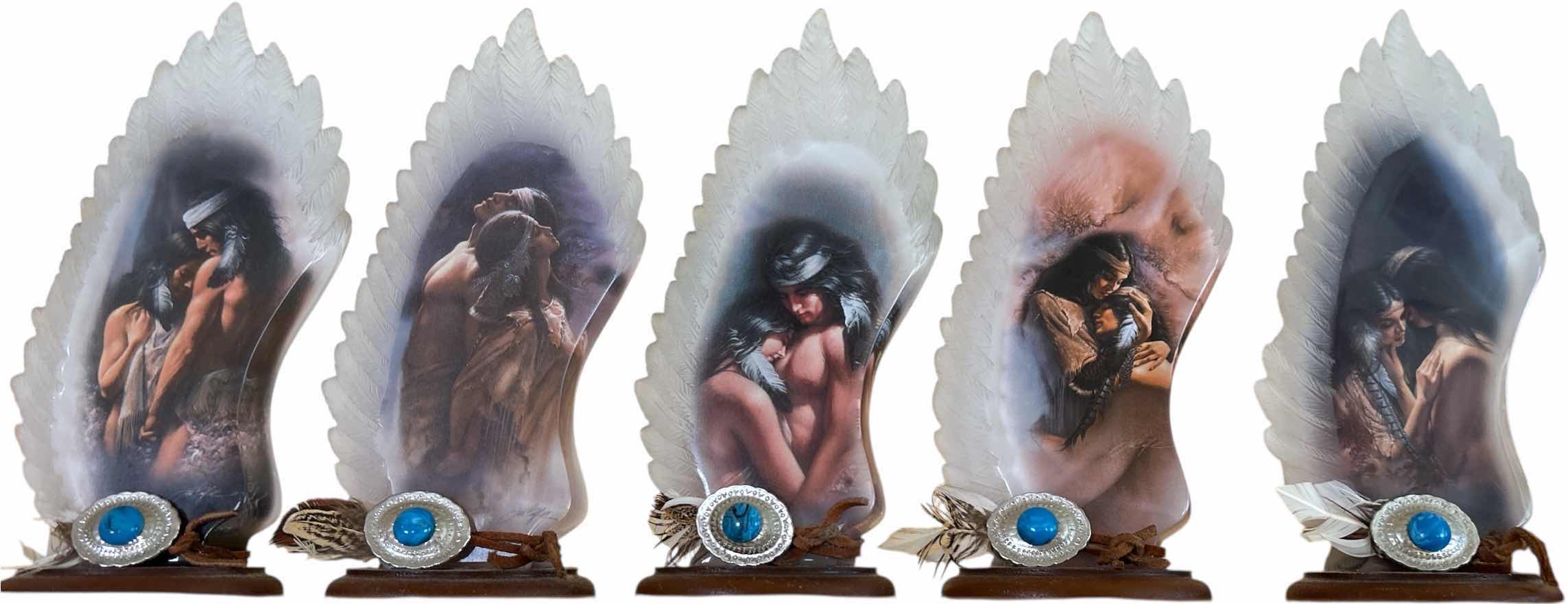 Photo 1 of 5 NUMBERED BRADFORD EXCHANGE NATIVE AMERICAN ARTWORK H8”