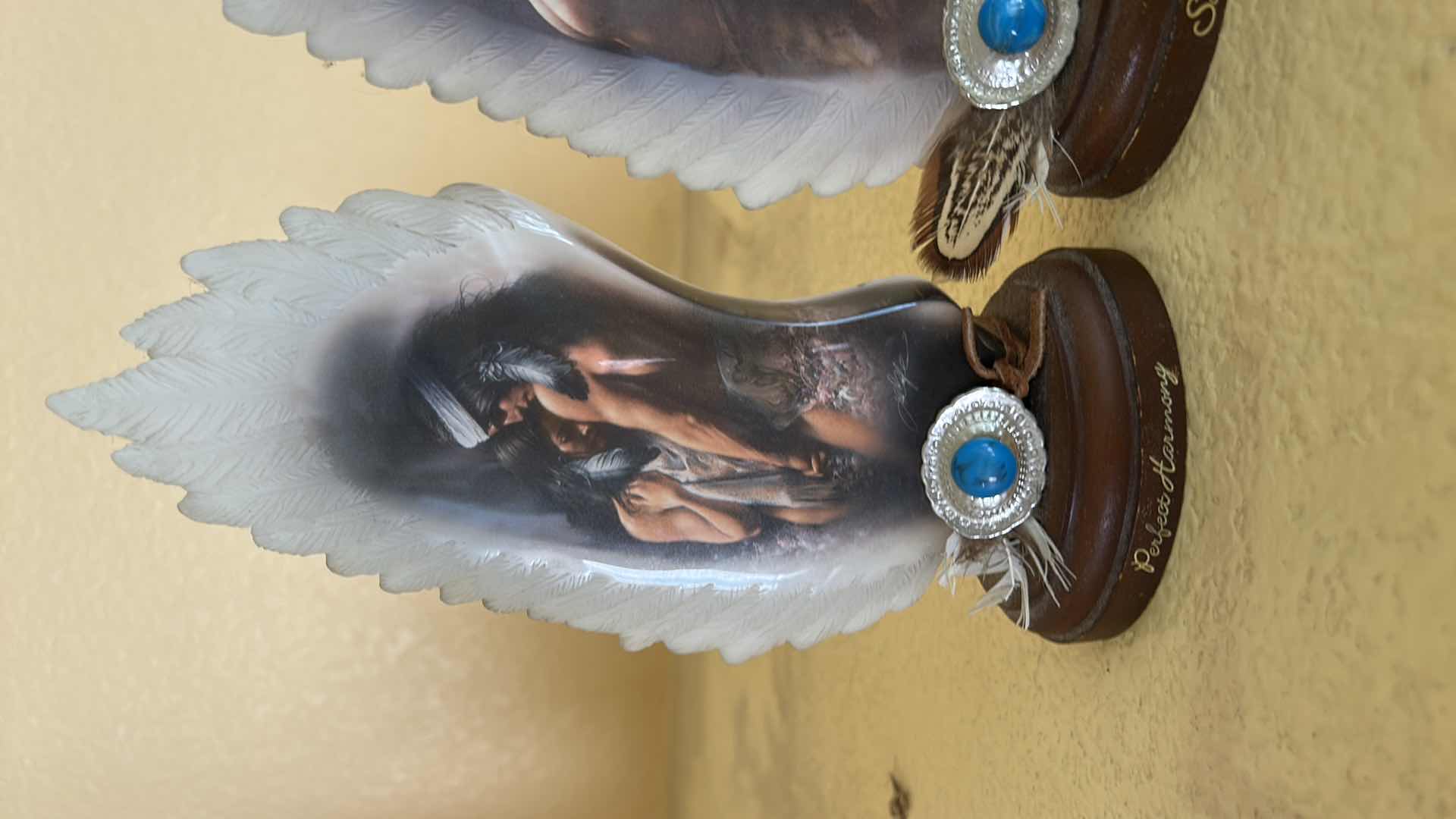 Photo 1 of 5 NUMBERED BRADFORD EXCHANGE NATIVE AMERICAN ARTWORK H8”