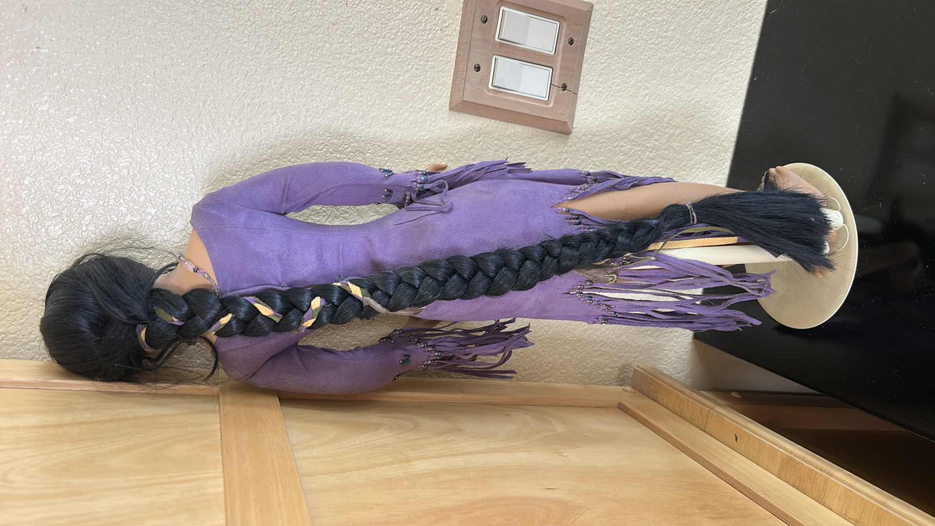 Photo 4 of ASHTON-DRAKE GALLERIES “Minowa's Spirit Braid" PORCELAIN DOLL. H27”