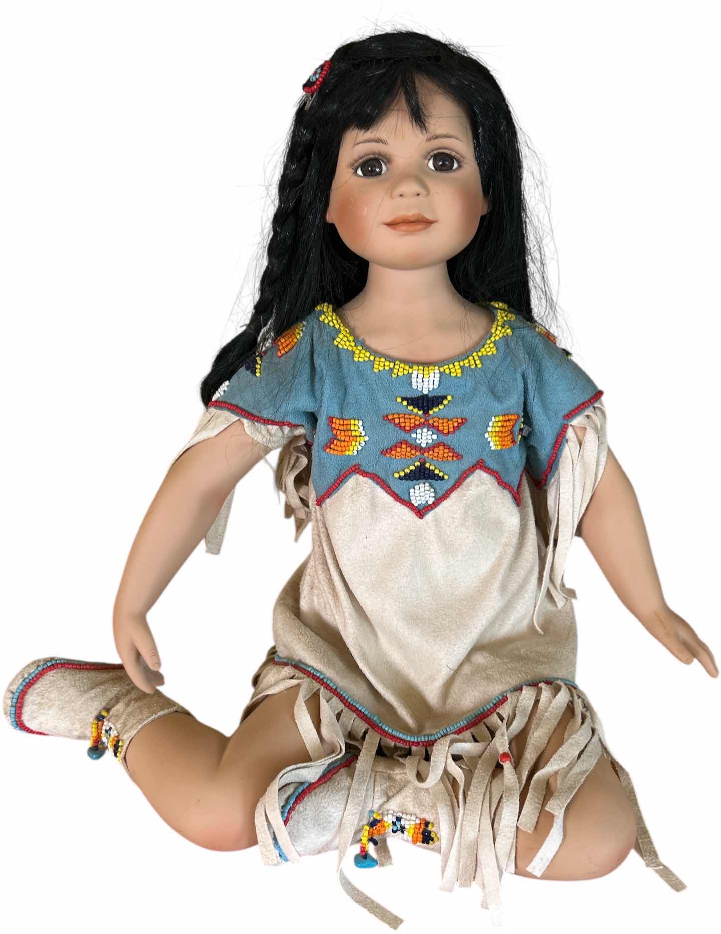 Photo 1 of ASHTON - DRAKE COLLECTION NUMBERED PORCELAIN DOLL H12.5”