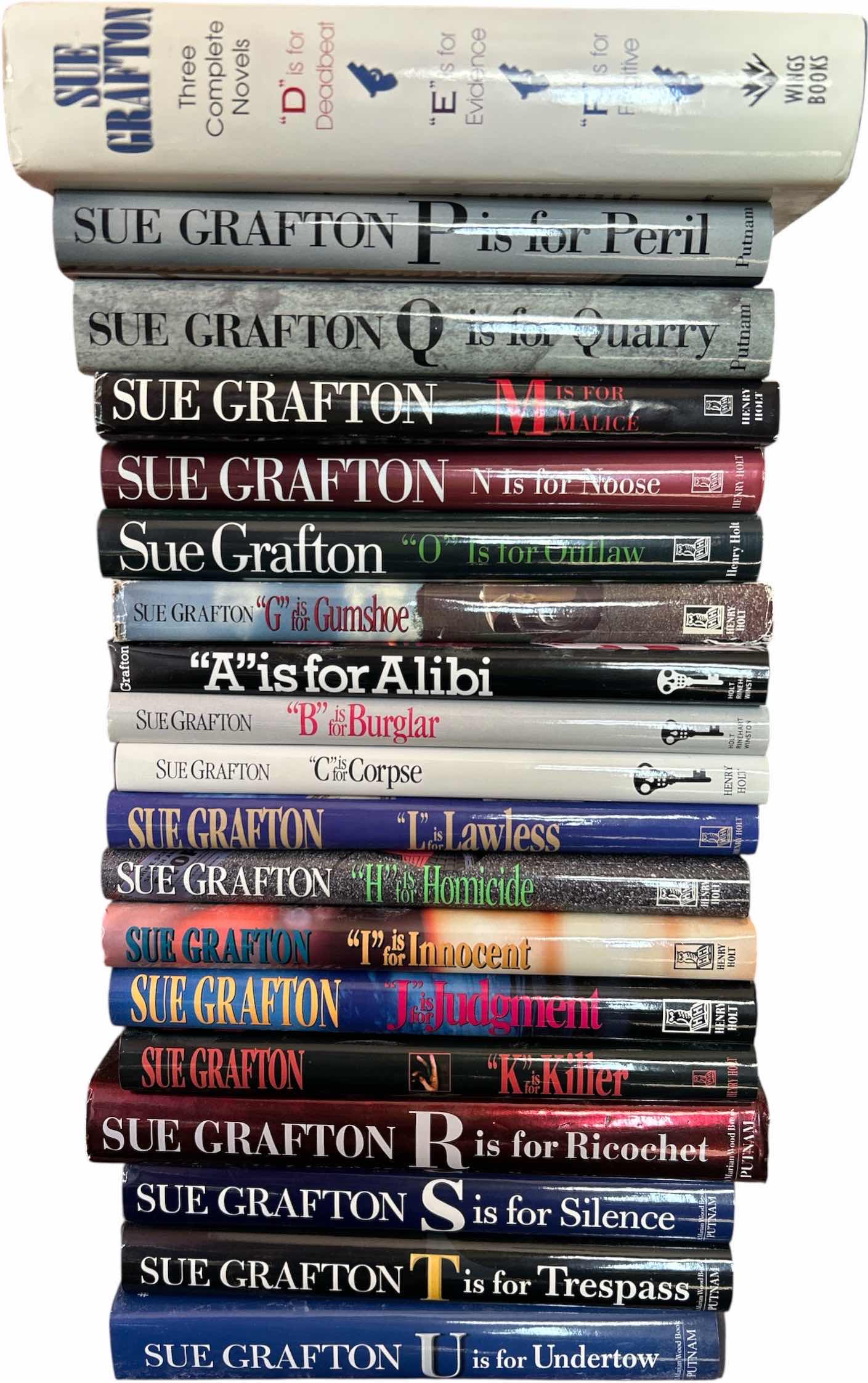 Photo 1 of 19 SUE GRAFTON HARDCOVER BOOKS