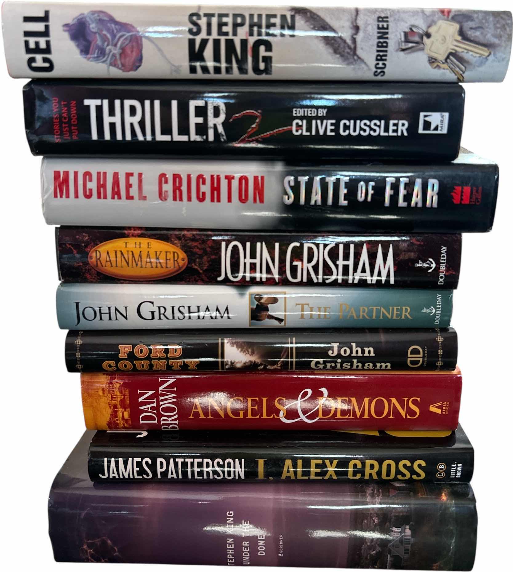 Photo 1 of 9 HARDCOVER BOOKS - JOHN GRISHAM, JAMES PATTERSON & MORE