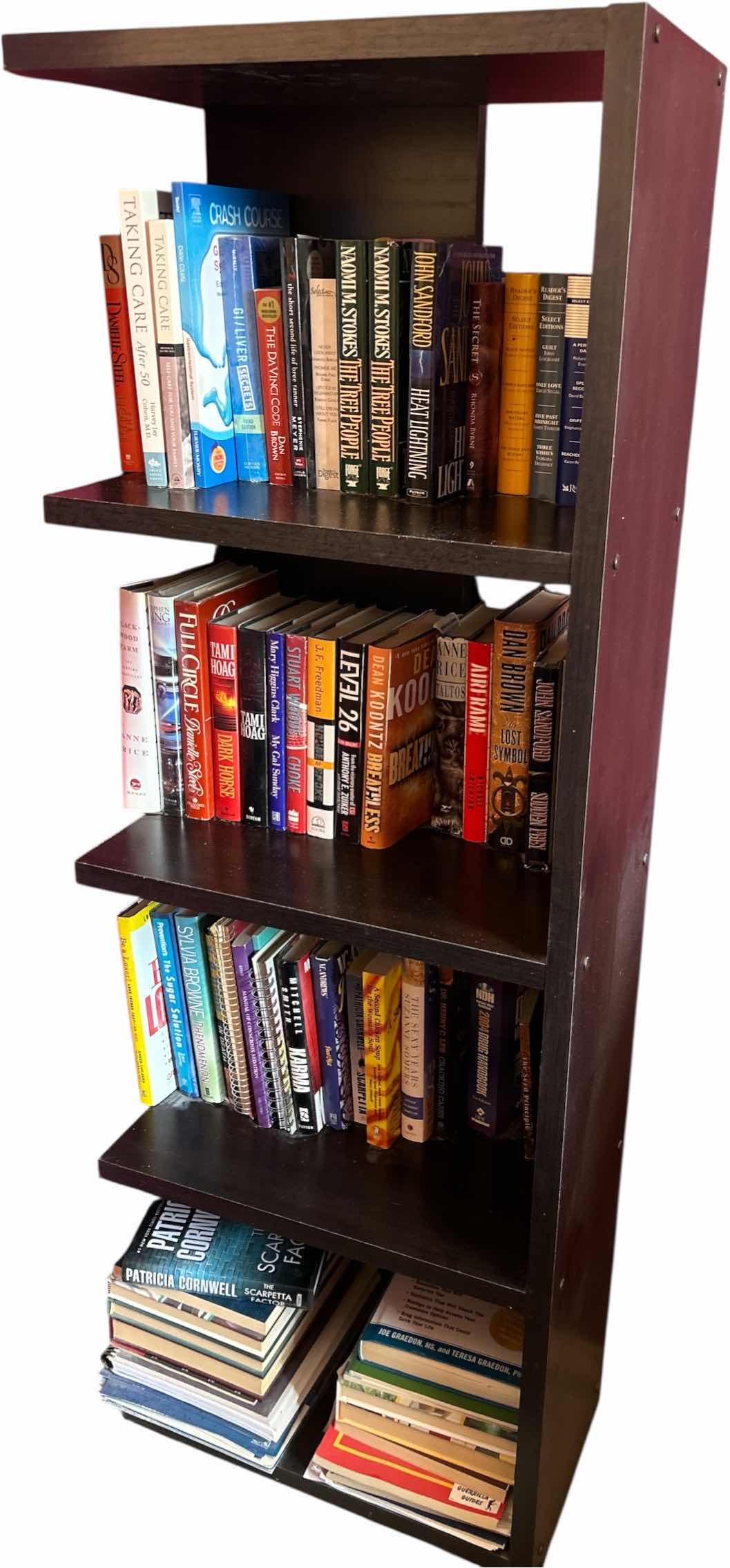 Photo 1 of BOOK SHELF UNIT WITH BOOKS 20 1/4” x  H58 1/2”