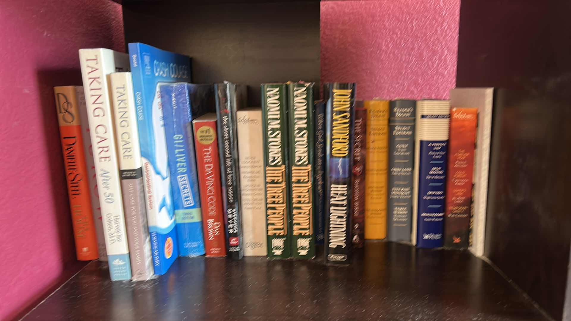 Photo 3 of BOOK SHELF UNIT WITH BOOKS 20 1/4” x  H58 1/2”