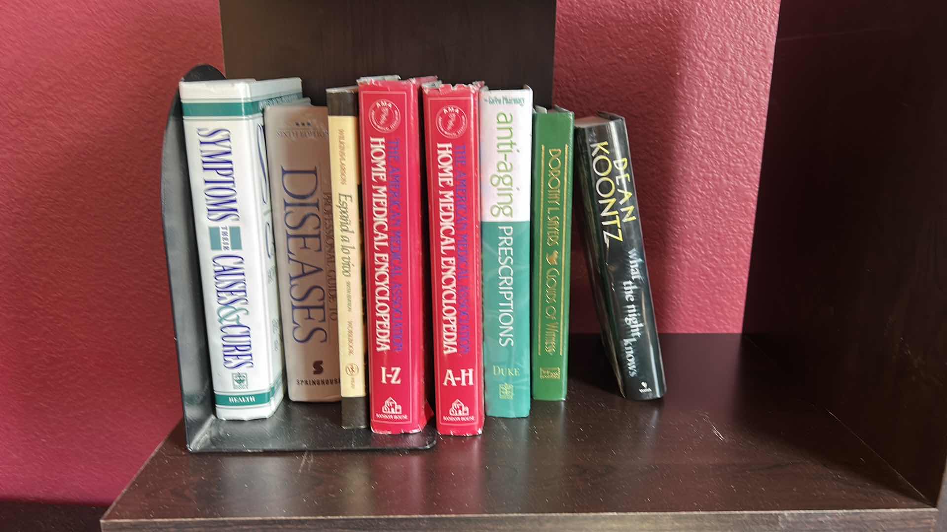 Photo 1 of BOOK SHELF UNIT WITH BOOKS 20 1/4” x  H58 1/2”