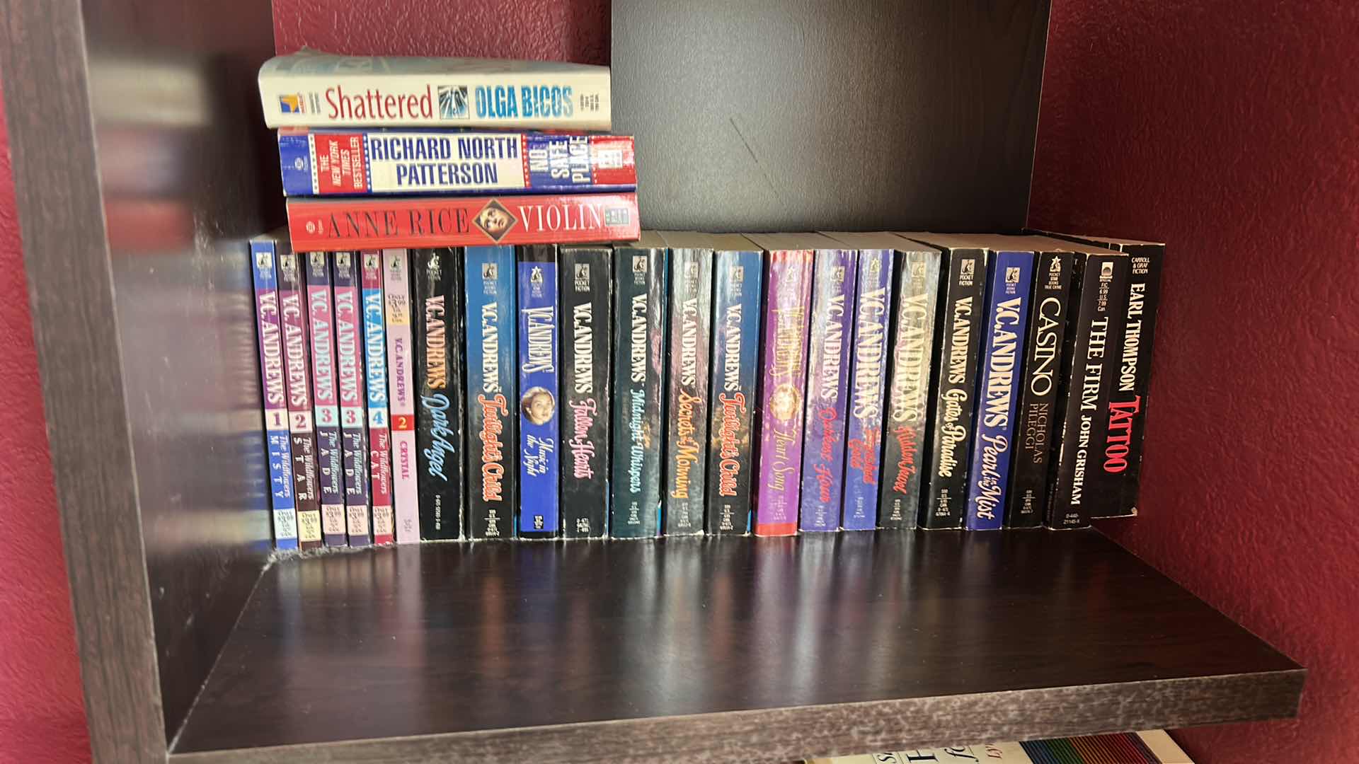 Photo 1 of BOOK SHELF UNIT WITH BOOKS 20 1/4” x  H58 1/2”