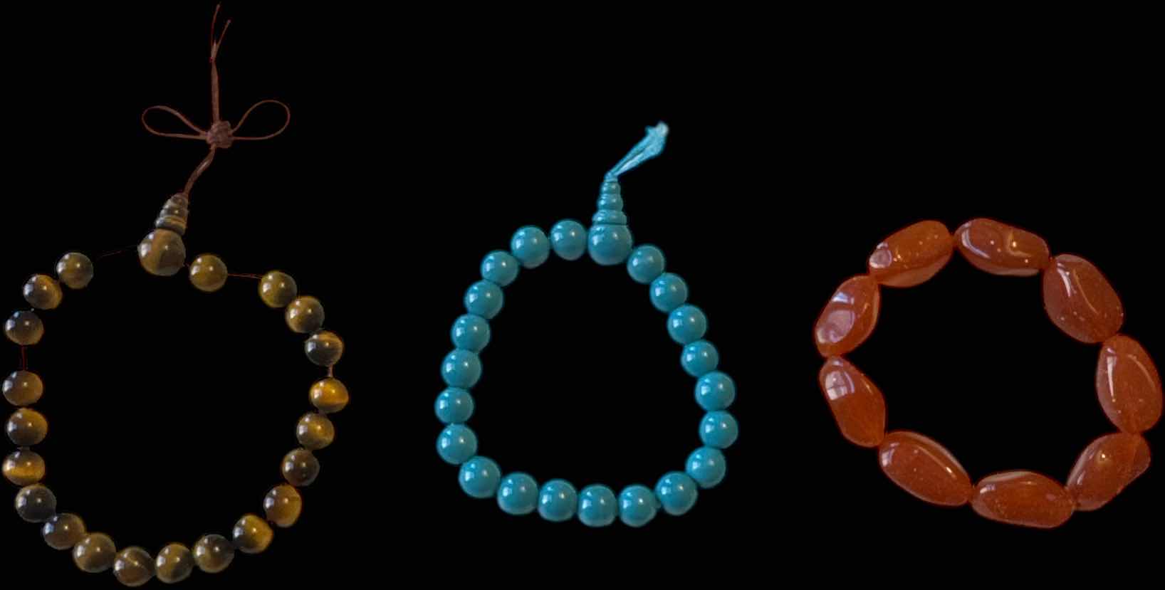 Photo 1 of 5- ASSORTED BEADED BRACELETS, JEWELRY