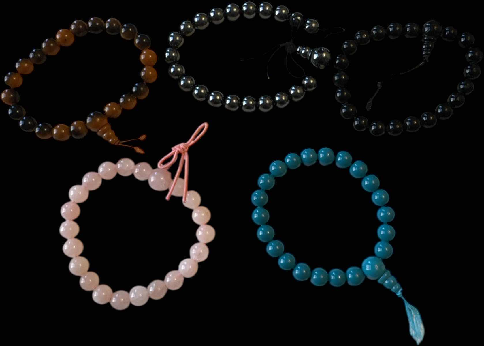 Photo 1 of 5- ASSORTED BEADED BRACELETS, JEWELRY