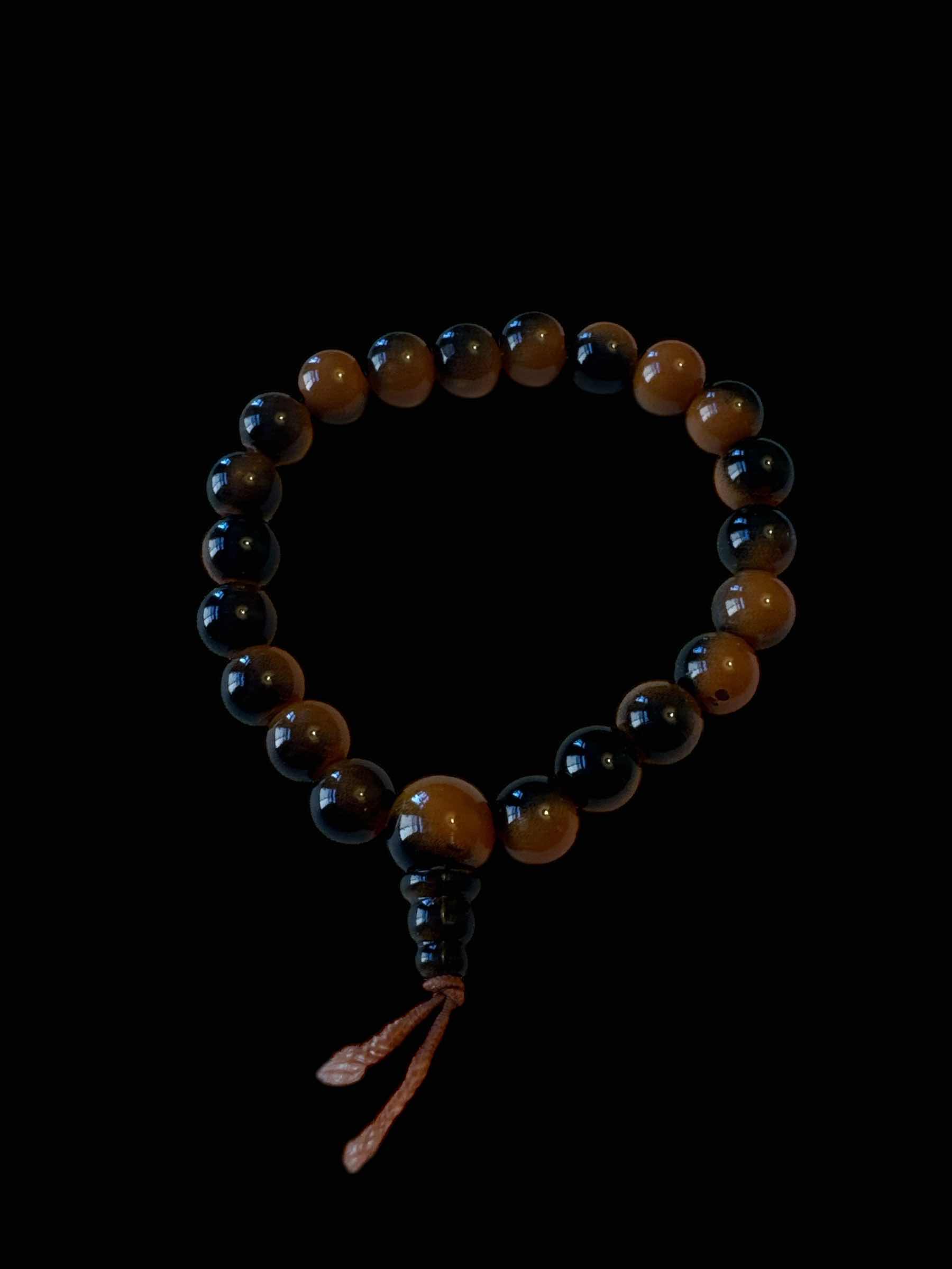 Photo 1 of 3- GEMSTONE NECKLACES AND TIGER-EYE BEADED BRACELET, JEWELRY 

BRACELET
D3”