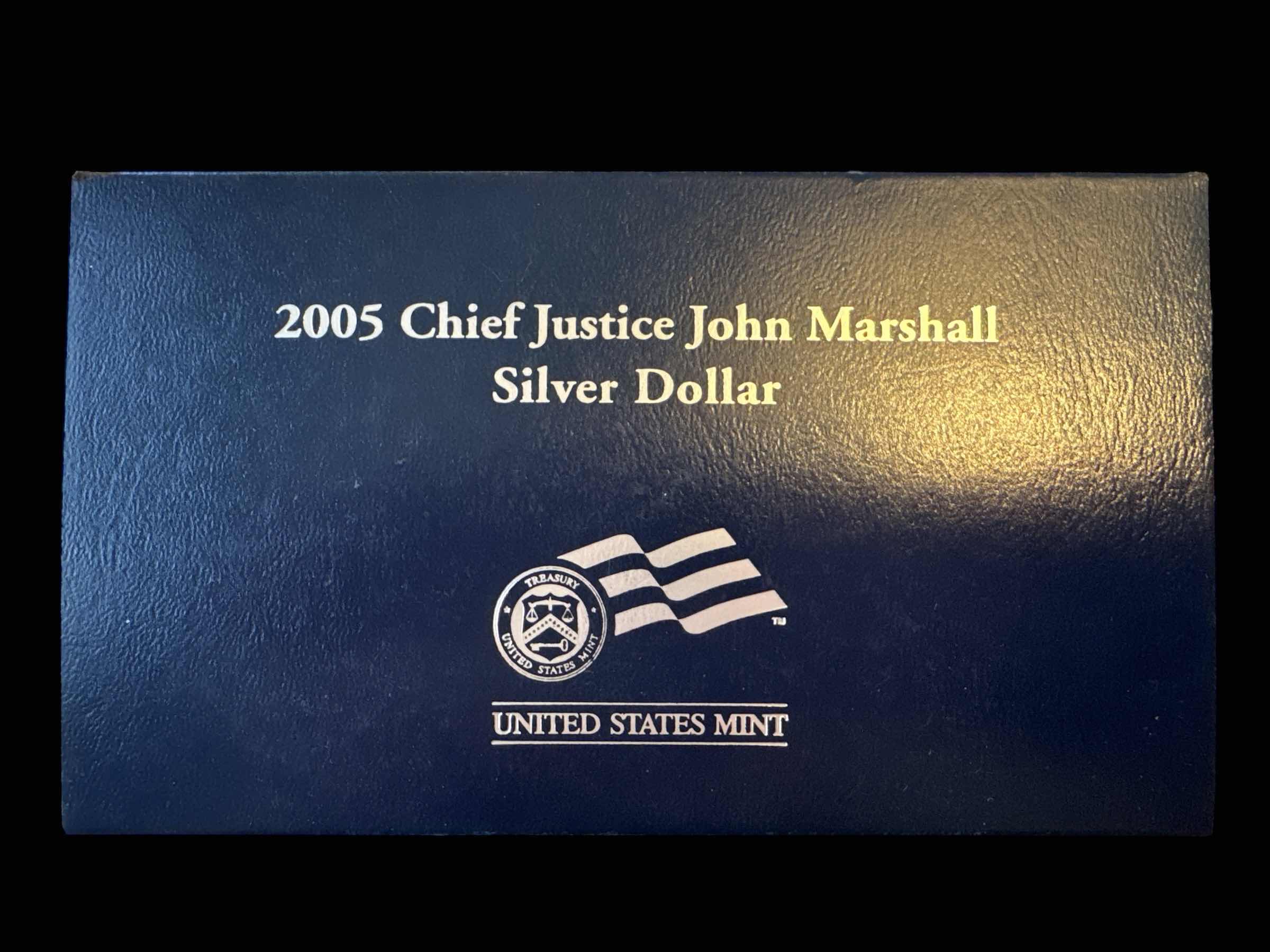 Photo 3 of 2005 CHIEF JUSTICE JOHN MARSHALL SILVER DOLLAR, UNITED STATES MINT