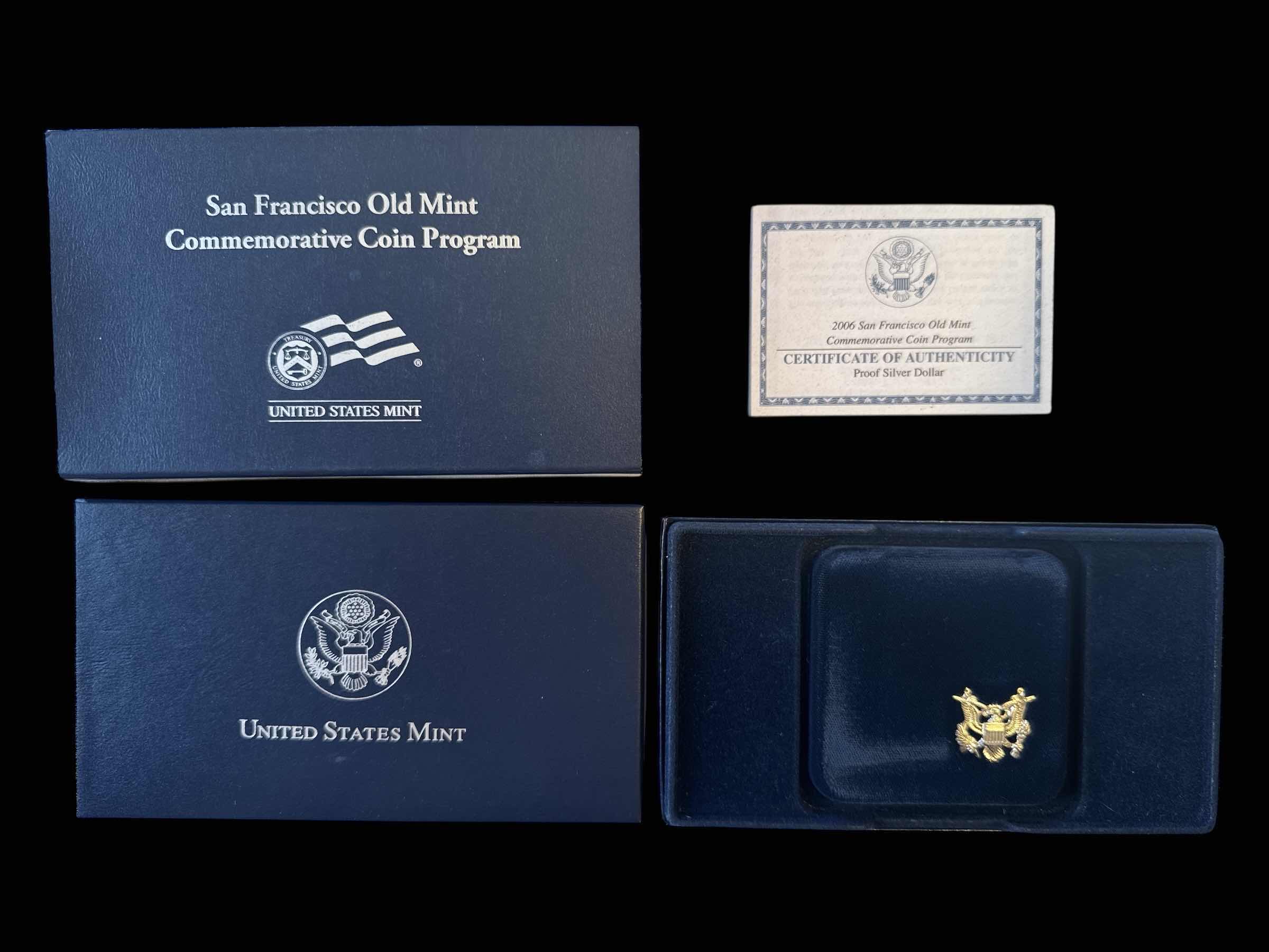 Photo 1 of 2006 SAN FRANCISCO OLD MINT COMMEMORATIVE COIN PROGRAM, UNITED STATES MINT