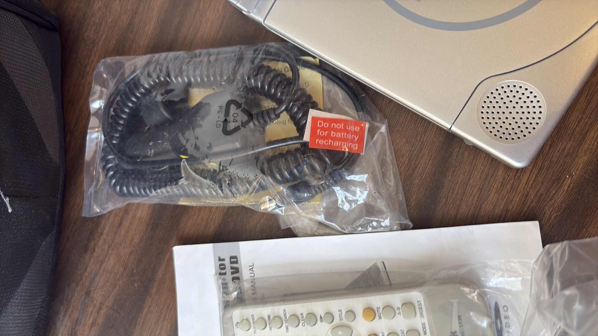 Photo 1 of 8” MINTEK PORTABLE DVD PLAYER WITH CASE REMOTE AND CAR CHARGER