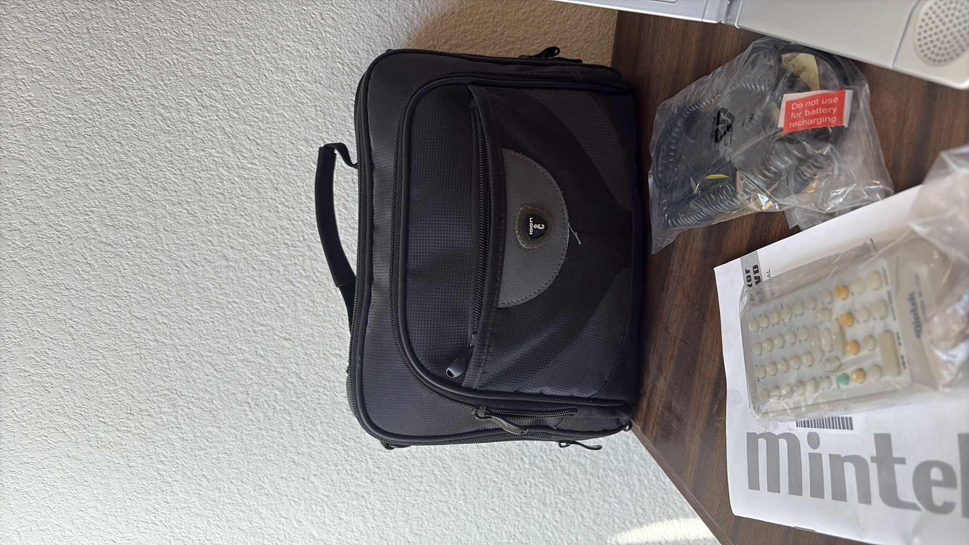 Photo 1 of 8” MINTEK PORTABLE DVD PLAYER WITH CASE REMOTE AND CAR CHARGER