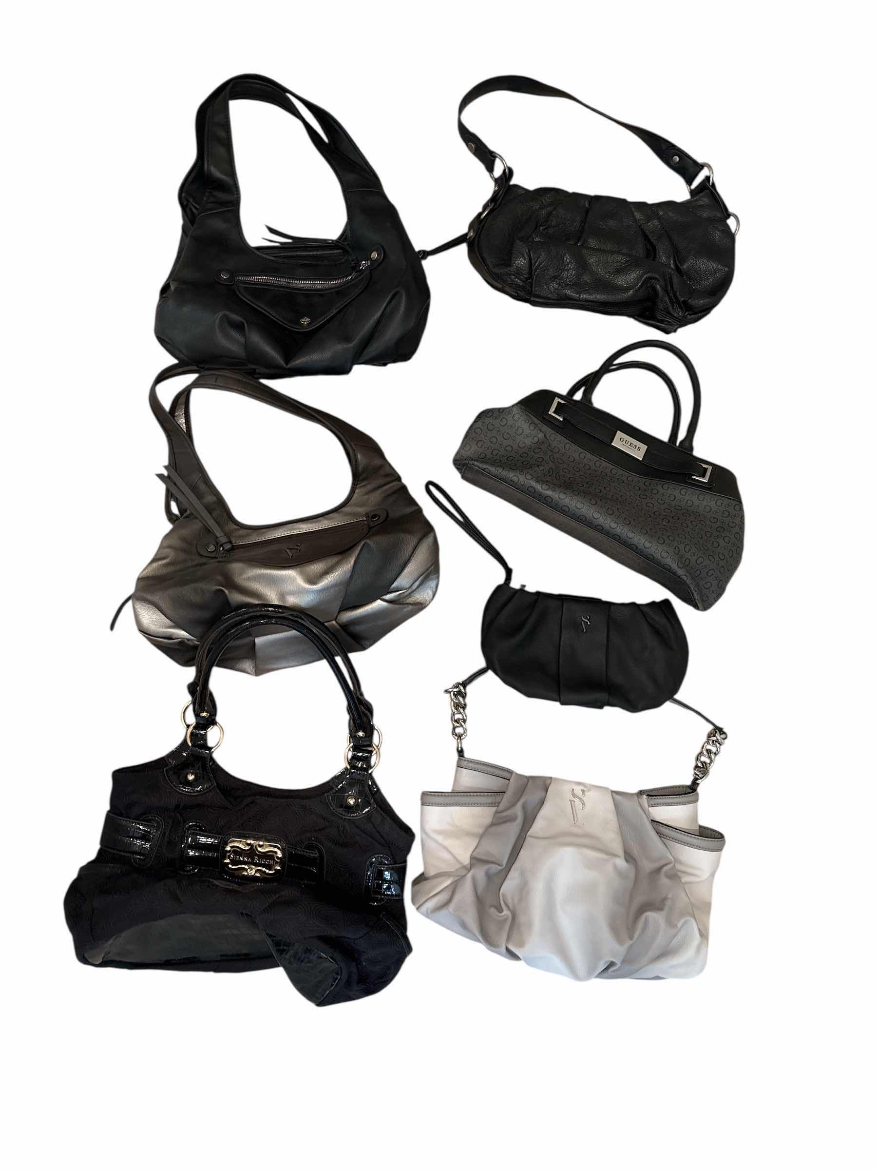 Photo 1 of BLACK AND SILVER HANDBAGS