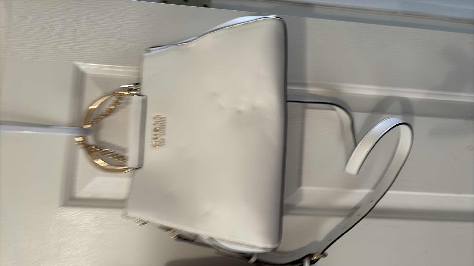 Photo 1 of ALDO AND GUESS HANDBAGS SOME DIMPLES IN WHITE BAG  12”