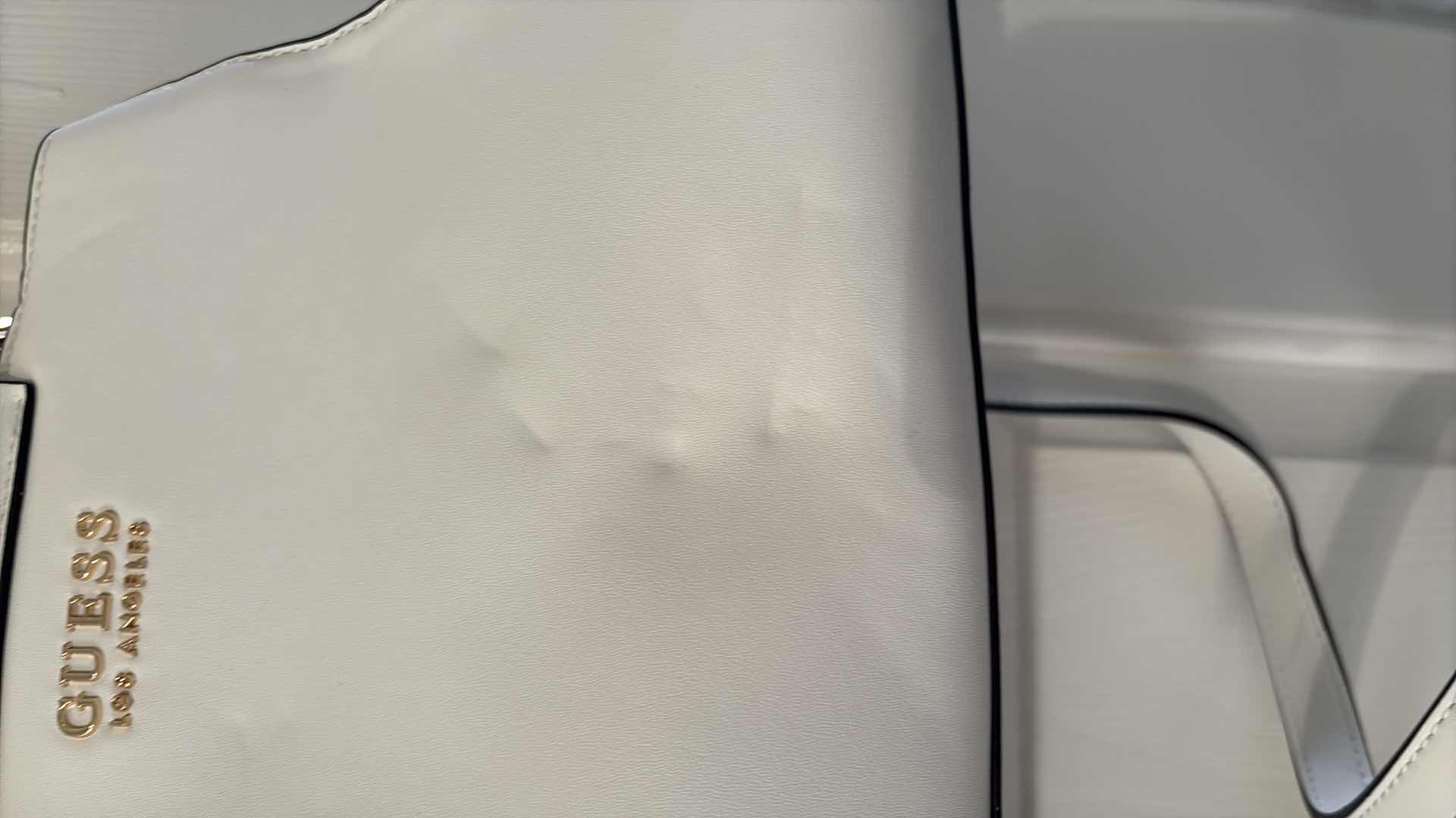 Photo 1 of ALDO AND GUESS HANDBAGS SOME DIMPLES IN WHITE BAG  12”