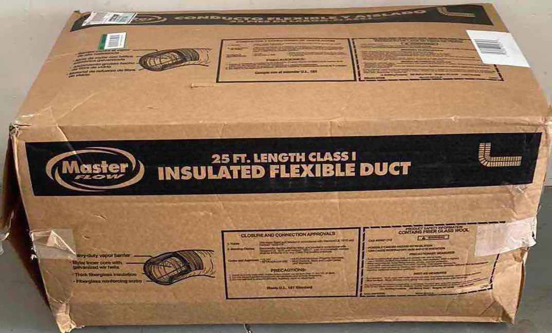 Photo 1 of NEW MASTER FLOW INSULATED FLEXIBLE DUCT 14” X 25’