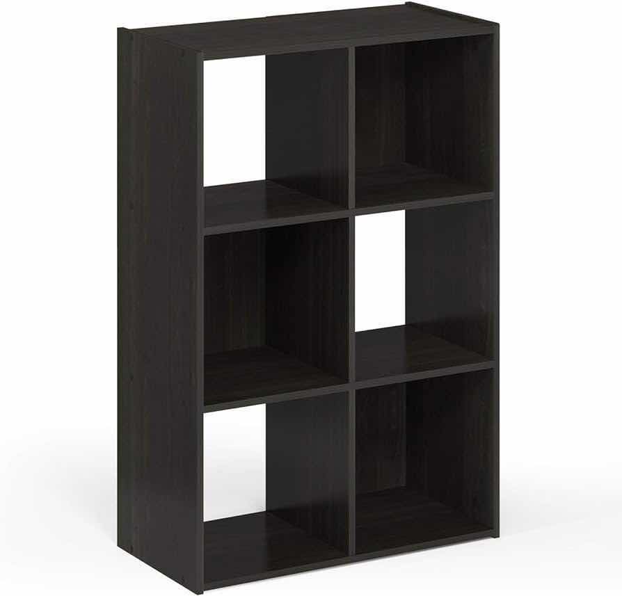 Photo 1 of NEW ROOM ESSENTIALS ESPRESSO FINISH 6 CUBE ORGANIZER SHELF MODEL 002-11-0587