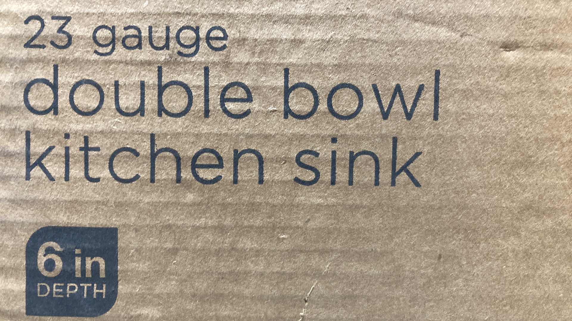 Photo 4 of NEW GLACIER BAY 33” BRUSHED STAINLESS STEEL 4 HOLE 23 GAUGE DROP IN DOUBLE BOWL SINK MODEL 622291