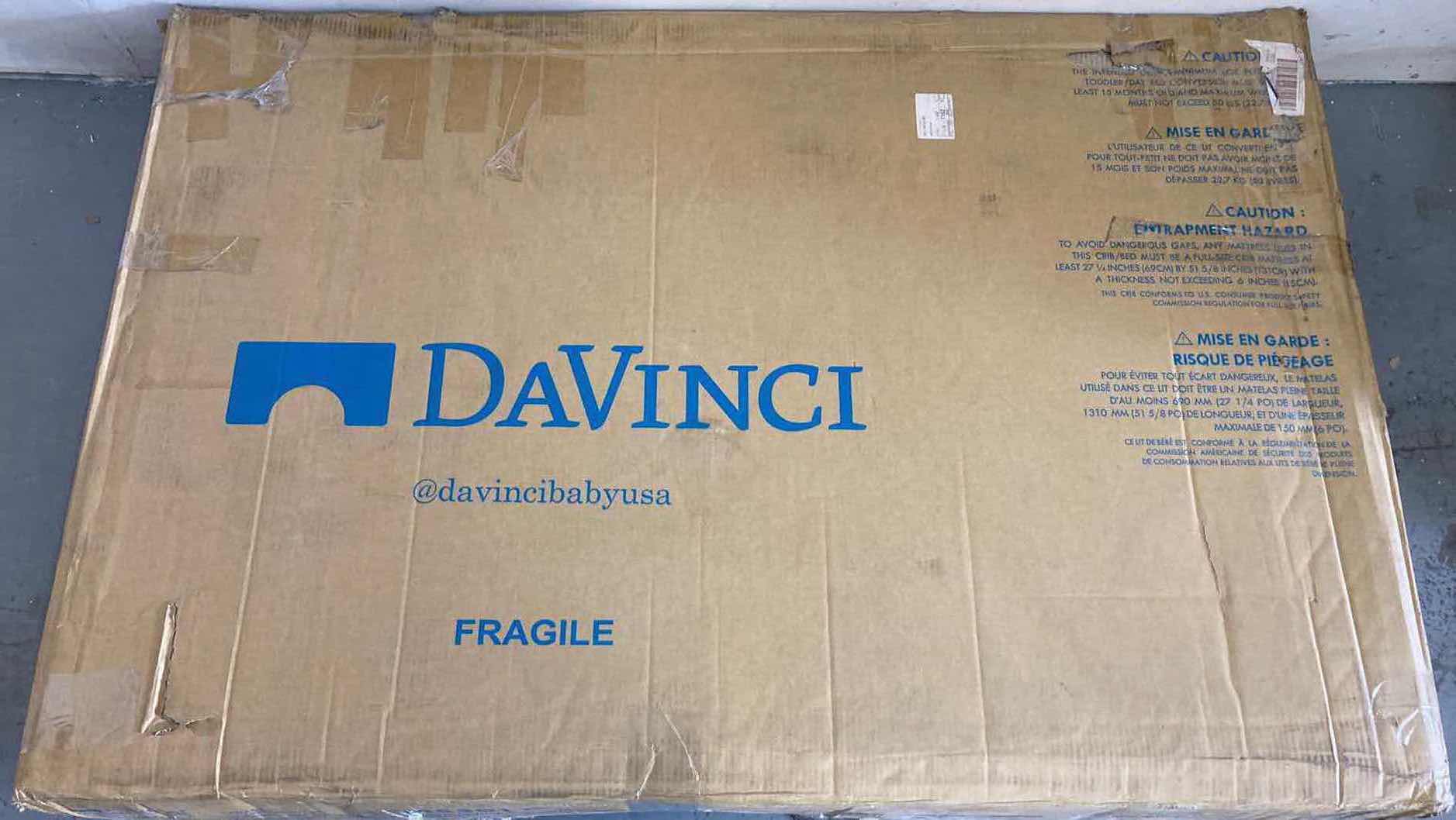 Photo 1 of NEW DAVINCI KALANI 4-IN-1 CONVERTIBLE ESPRESSO WOOD CRIB MODEL M5501Q