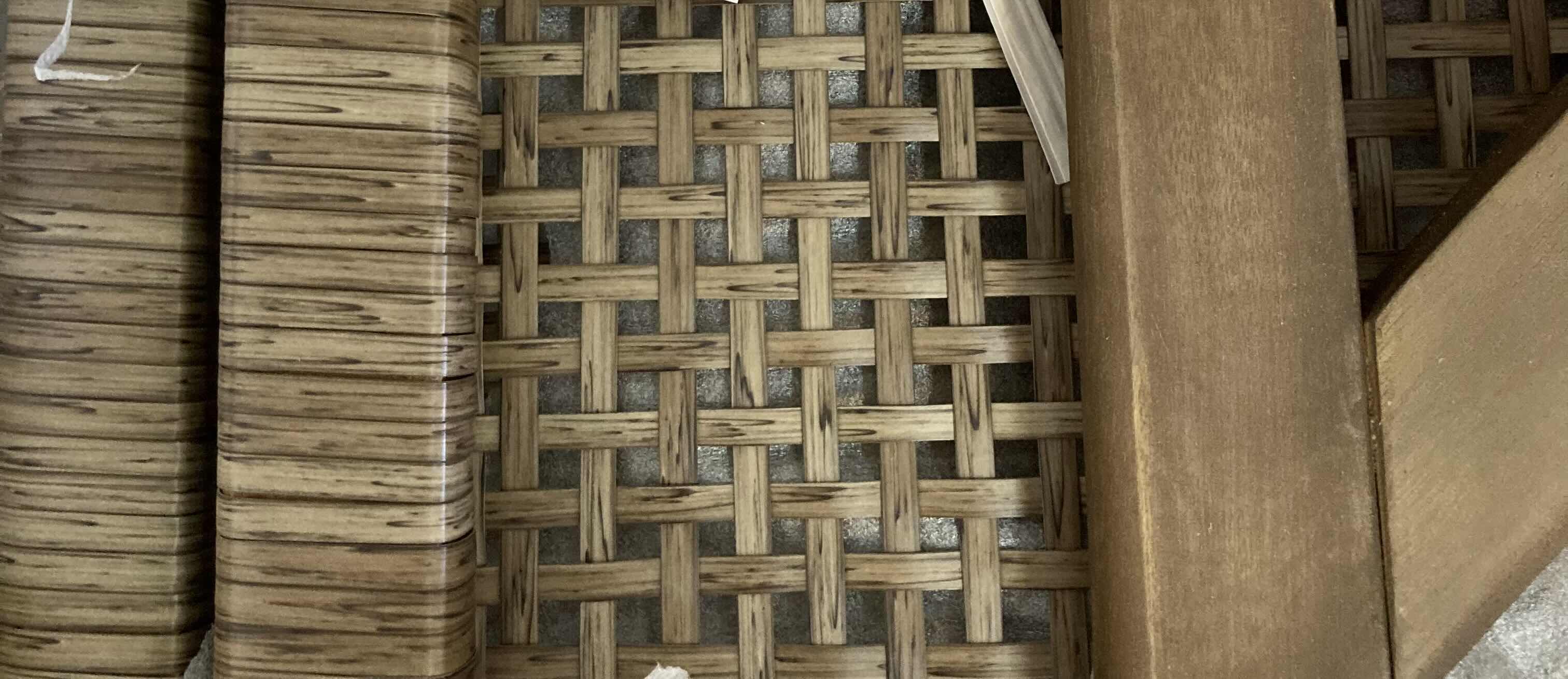 Photo 3 of MULTI TONE LIGHT BROWN WICKER CHAIRS SET OF 2 MODEL 72613.00MLBRN