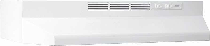 Photo 1 of NEW BROAN 36” WHITE DUCTLESS UNDER CABINET RANGE HOOD MODEL BUEZ136WW