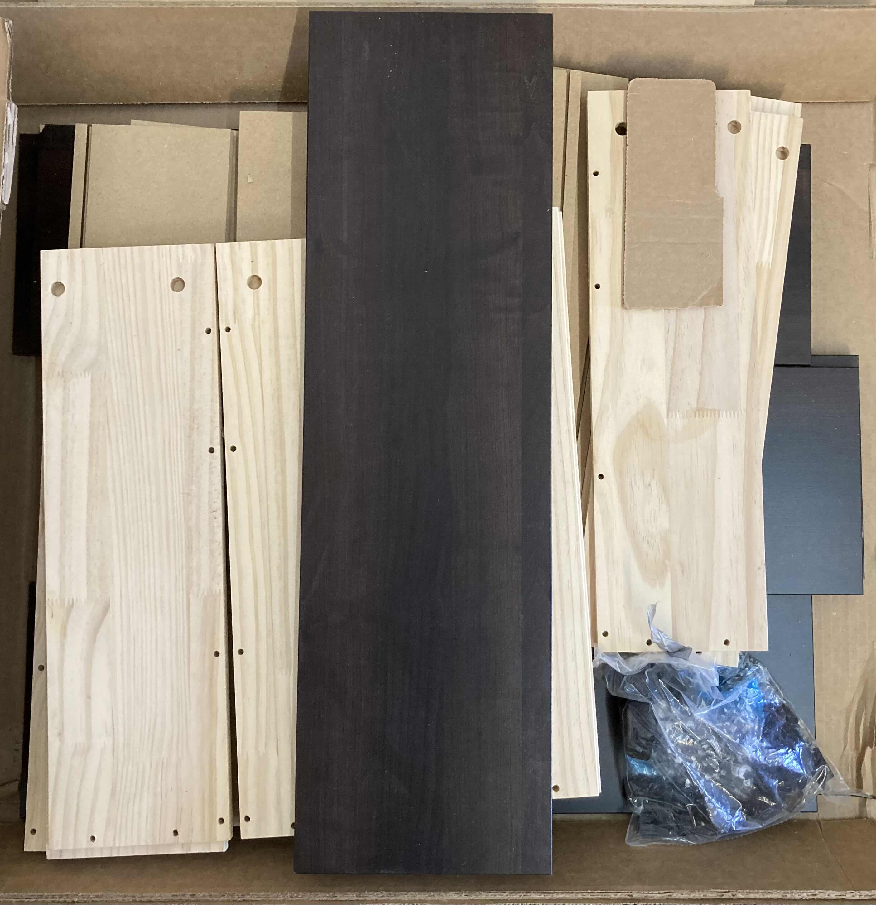 Photo 1 of NEW DARK BROWN WOOD FINISH DRESSER/6 DRAWER STORAGE APPROX. 27” X 24 H48”