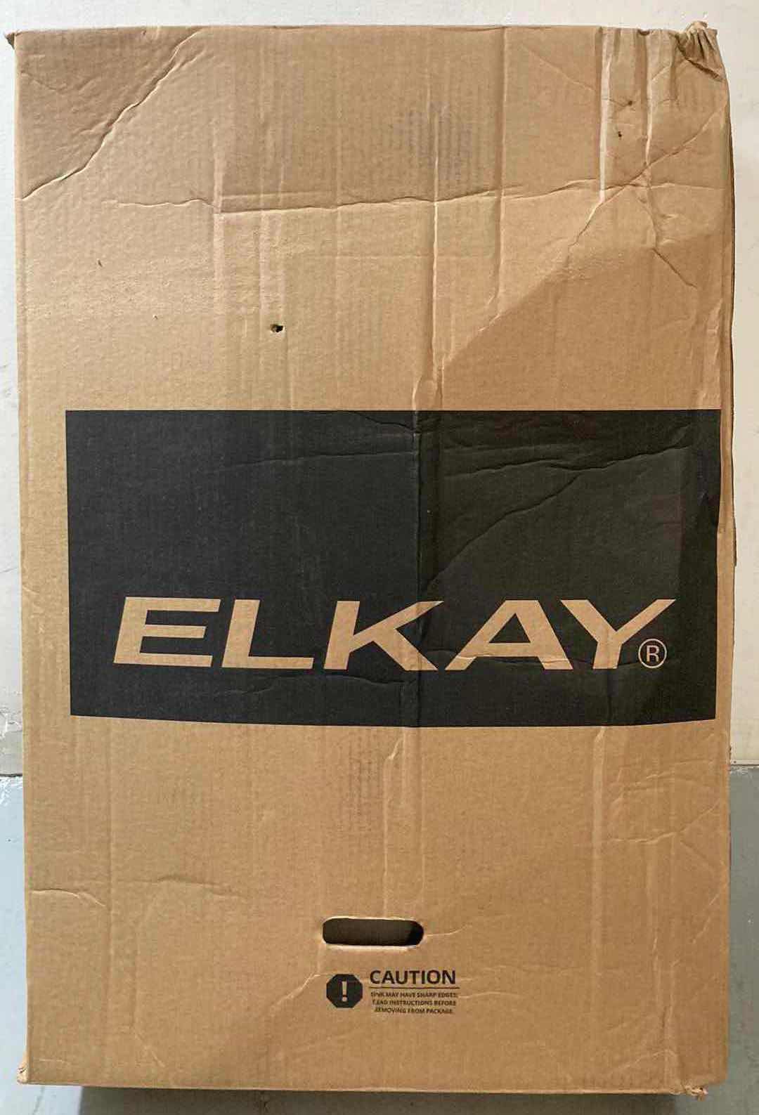 Photo 1 of NEW ELKAY PERGOLA 33” STAINLESS STEEL 20 GAUGE 4 FAUCET HOLE DOUBLE BOWL KITCHEN SINK MODEL HDDBD332294