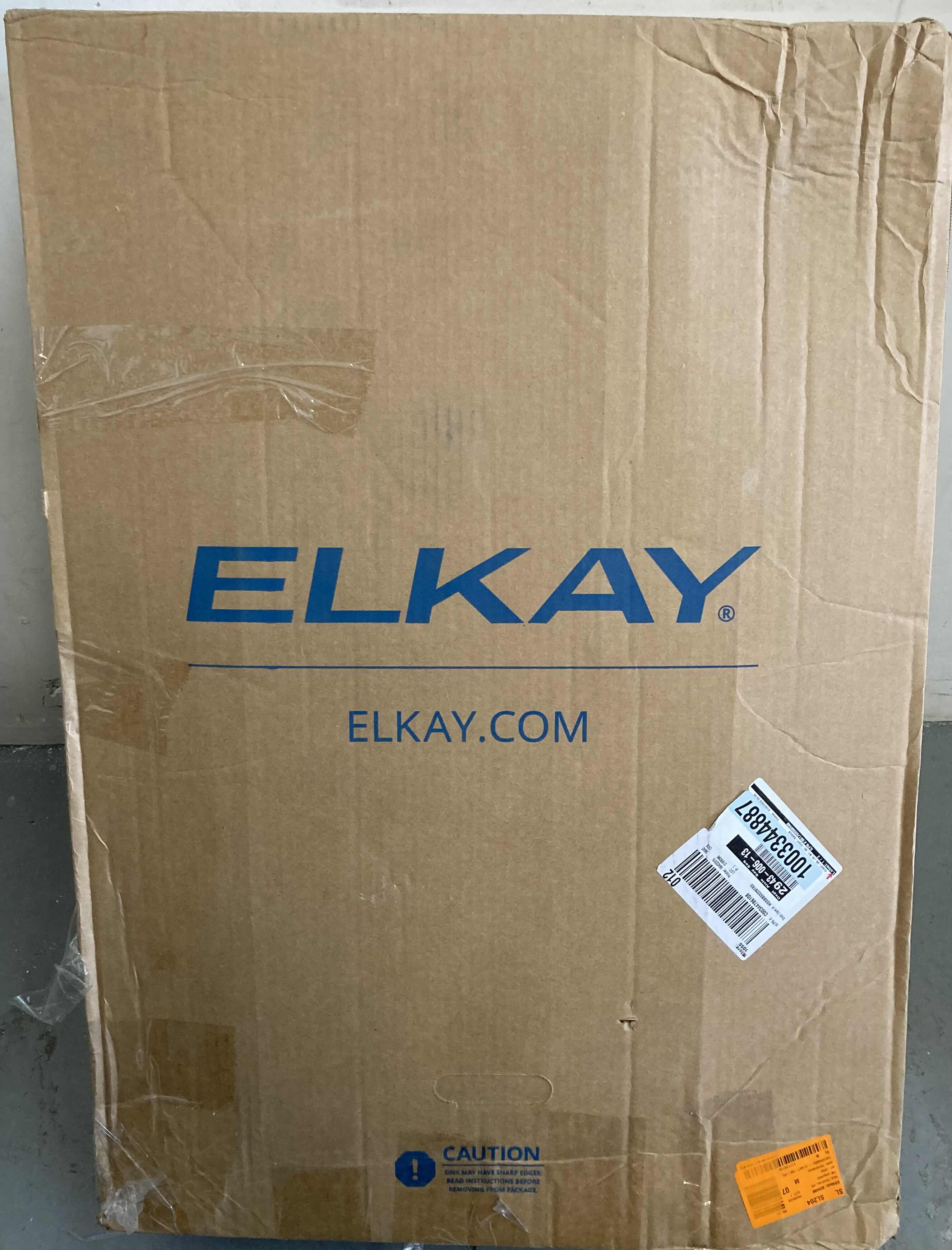 Photo 1 of NEW ELKAY AVENUE 33” STAINLESS STEEL 18 GAUGE DUAL MOUNT SINGLE BOWL KITCHEN SINK MODEL HDDSB33229TR3