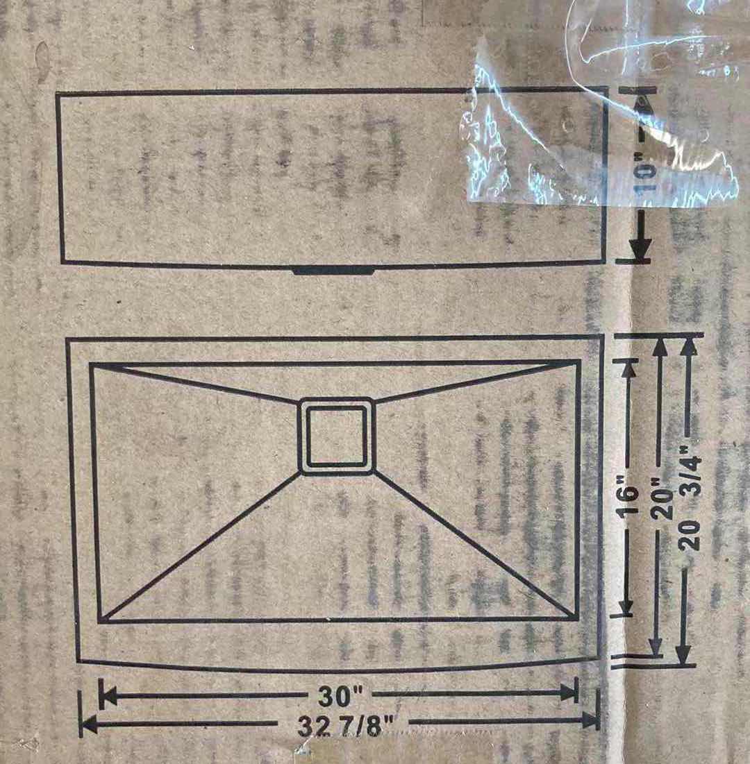 Photo 1 of NEW ARIEL 32.8" STAINLESS STEEL LARGE SINGLE BOWL SINK W ACCESSORIES MODEL ARL-EFI
K3321-AP