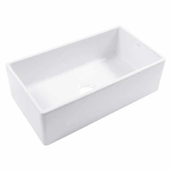Photo 1 of NEW SINKOLOGY BRADSTREET II 36" WHITE CERAMIC SINGLE BOWL SINK MODEL 1004154580