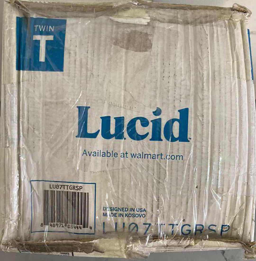 Photo 1 of NEW LUCID BOUNDER COMFORT PLUS 7” TWIN INNERSPRING MATTRESS MODEL LUO7TTGRSP