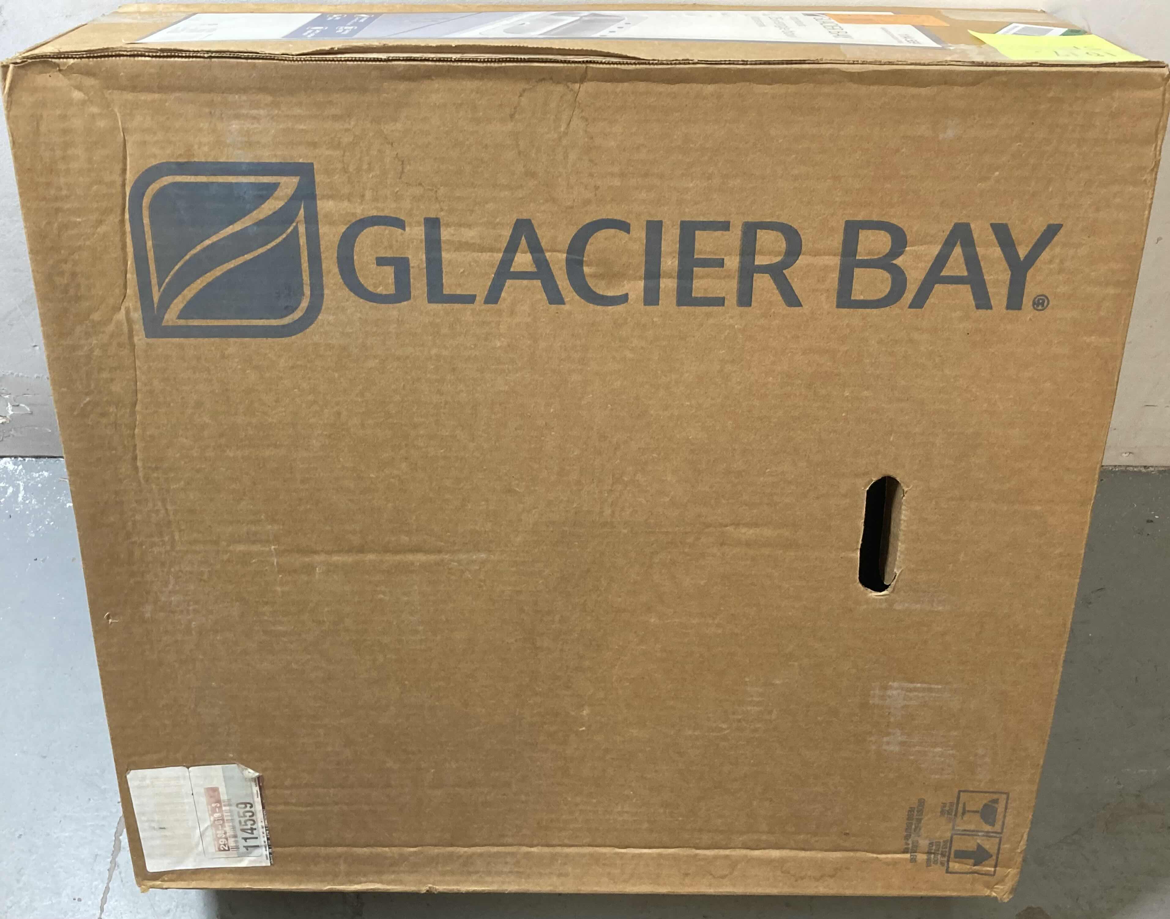 Photo 1 of NEW GLACIER BAY 25" BRUSHED STAINLESS STEEL 20 GAUGE 4 FAUCET HOLE SINGLE BOWL KITCHEN SINK MODEL 114 559