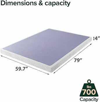 Photo 1 of NEW ZINUS WALTER QUEEN METAL BOX SPRING BED FRAME MODEL AZ-HBBS-4Q