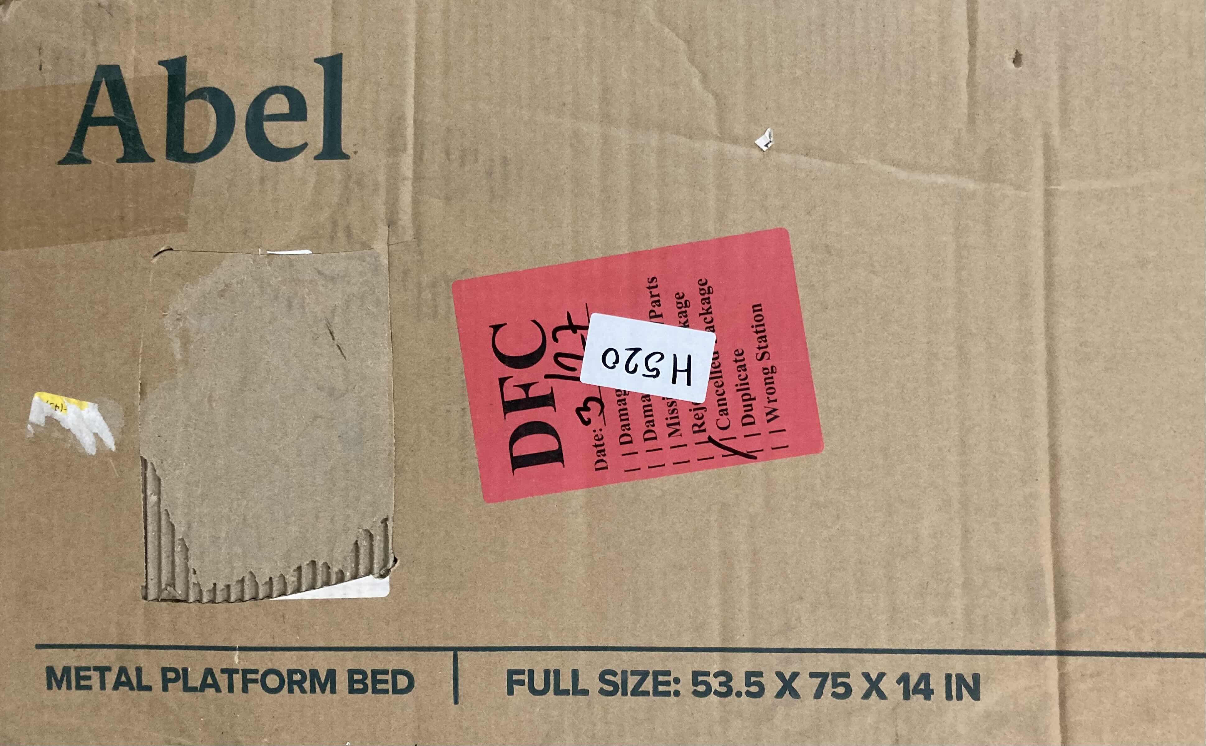 Photo 1 of NEW ZINUS ABEL METAL PLATFORM QUEEN BED FRAME MODEL OLB-QLSP-14F