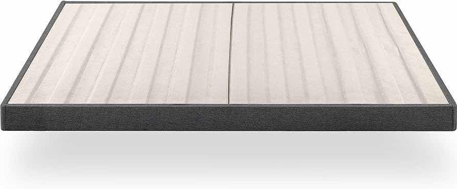 Photo 2 of NEW ZINUS UPHOLSTERED METAL & WOOD KING BOX SPRING MODEL ESBS-4K