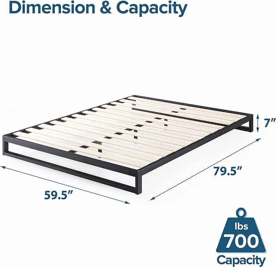 Photo 1 of ZINUS TRISHA METAL PLATFORM QUEEN BED FRAME MODEL B074041LZV