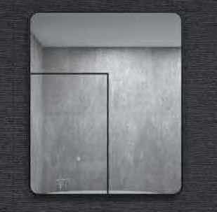 Photo 2 of NEW NIVEAL BLACK SEAMLESS FRAMED BATHROOM VANITY MIRROR MODEL SSM-303630MB 30” X 36”