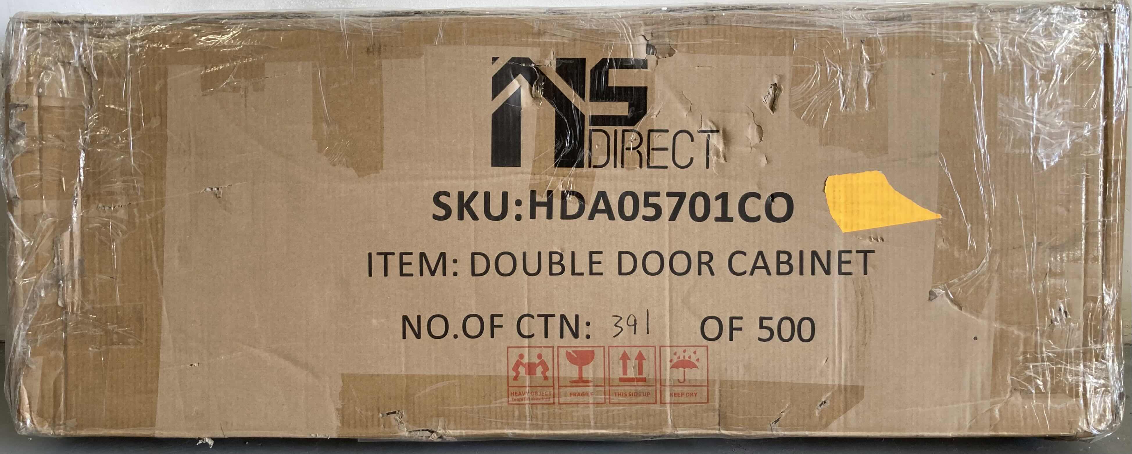 Photo 4 of NEW NS DIRECT FARMHOUSE SLIDING BARN DOOR STORAGE BUFFET STATION SIDEBOARD MODEL HDA05701CO