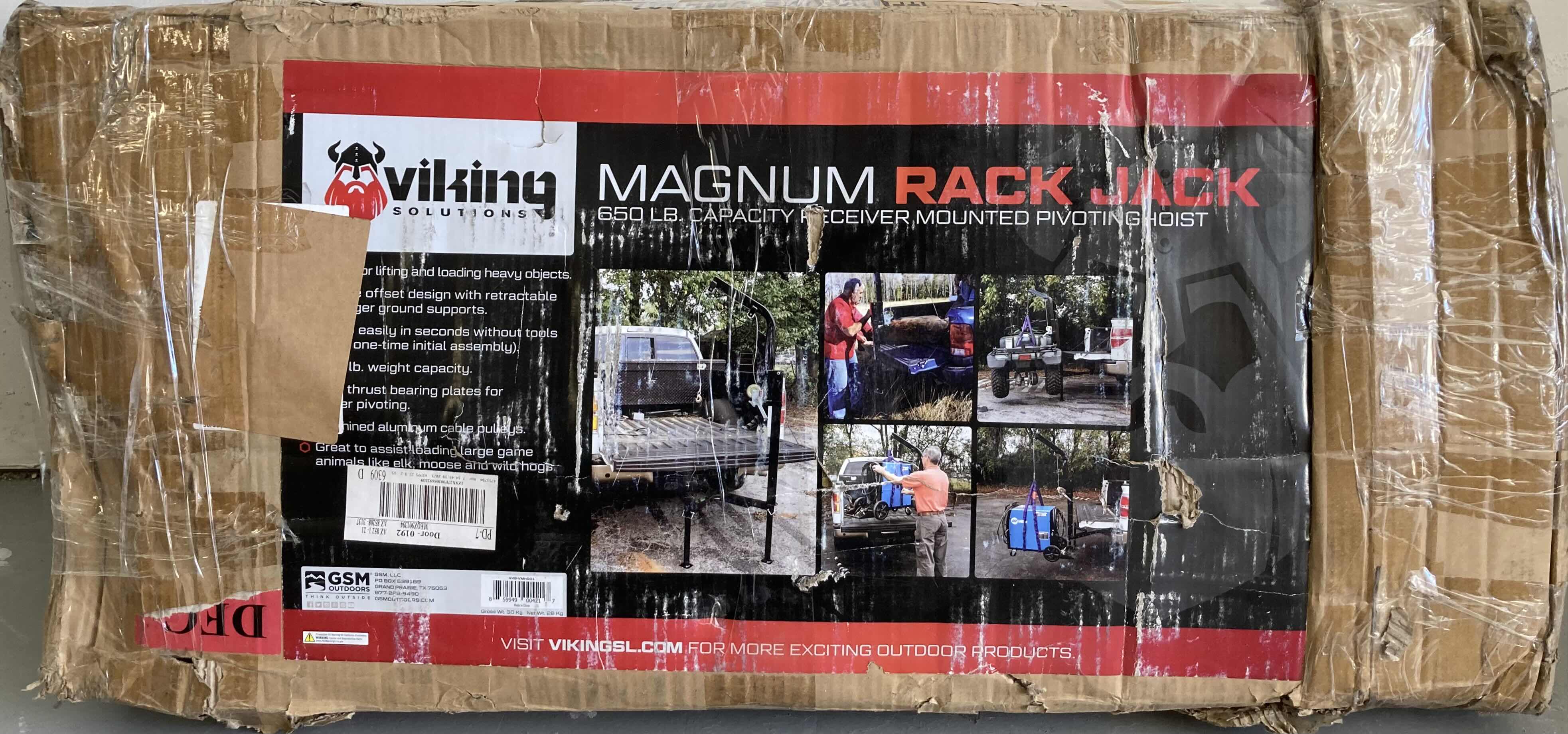 Photo 1 of NEW VIKING SOLUTIONS RUGGED FOLDABLE PIVOTING HOIST MAGNUM RACK JACK 650LB CAP MODEL VKS-VMH001