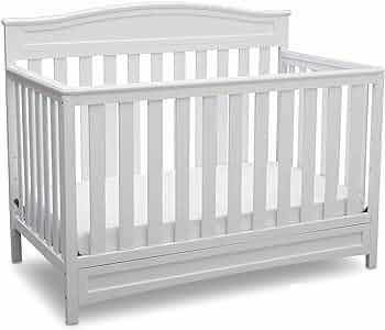 Photo 1 of NEW DELTA CHILDREN EMERY WHITE WOOD 4 IN 1 CONVERTIBLE BABY CRIB MODEL 7380-100