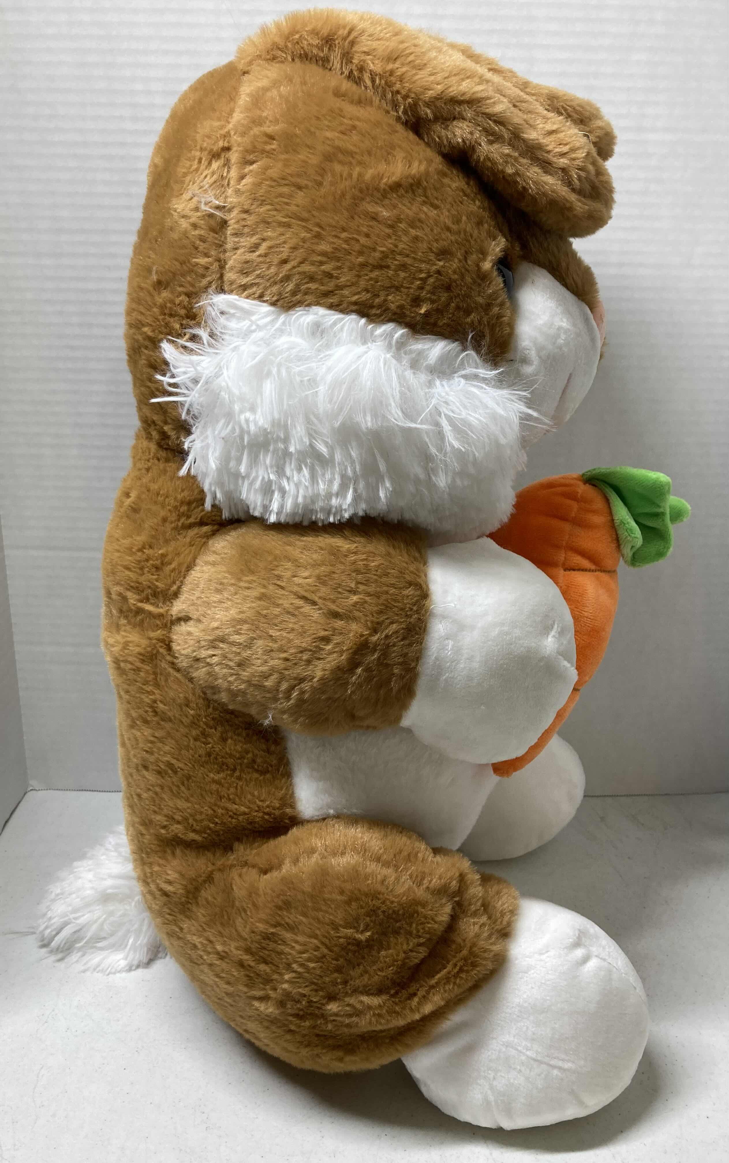 Photo 1 of NEW KAISYANG INTERNATIONAL 22” EASTER BROWN RABBIT W CARROT