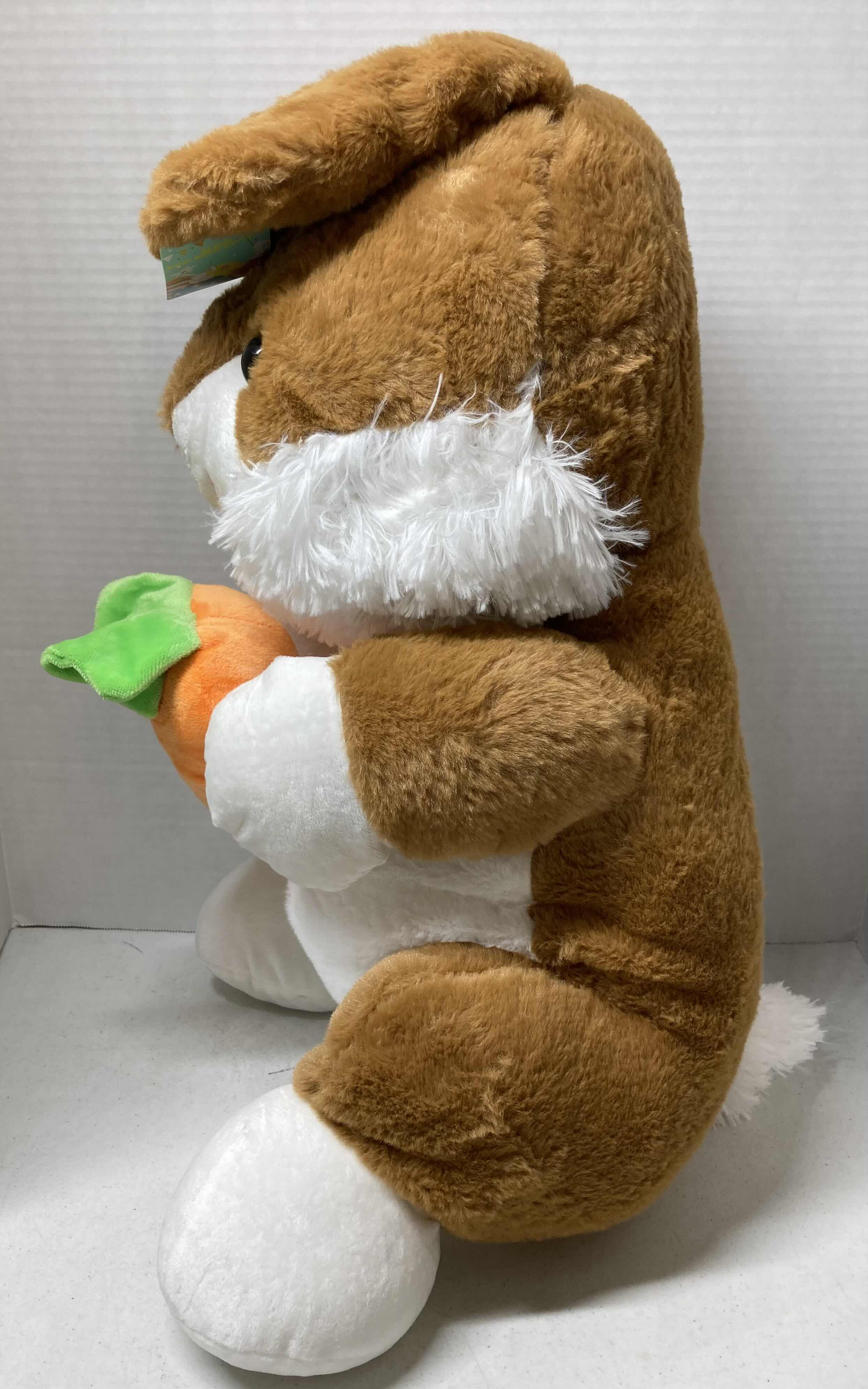 Photo 1 of NEW KAISYANG INTERNATIONAL 22” EASTER BROWN RABBIT W CARROT