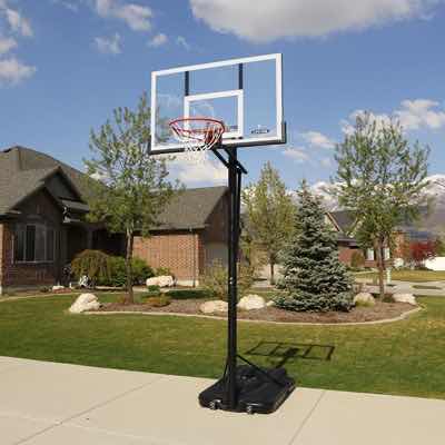 Photo 1 of NEW LIFETIME 54" STEEL FRAME
SHATTERPROOF BACKBOARD COMPLETE
PORTABLE BASKETBALL HOOP SYSTEM MODEL 90631