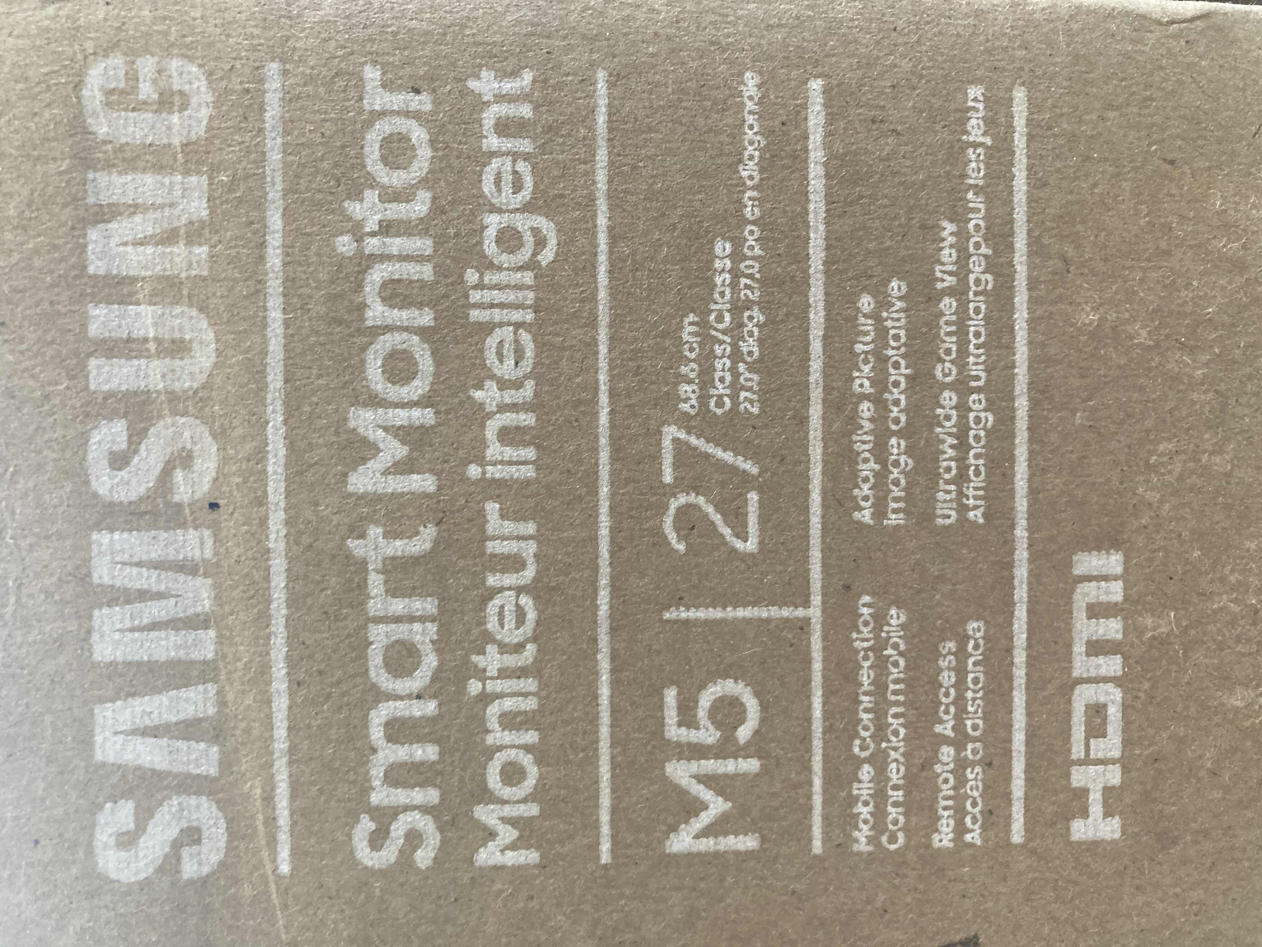 Photo 1 of NEW SAMSUNG 27” M5 SERIES SMART MONITOR STEAMING TV FHD MODEL S27AM500NN