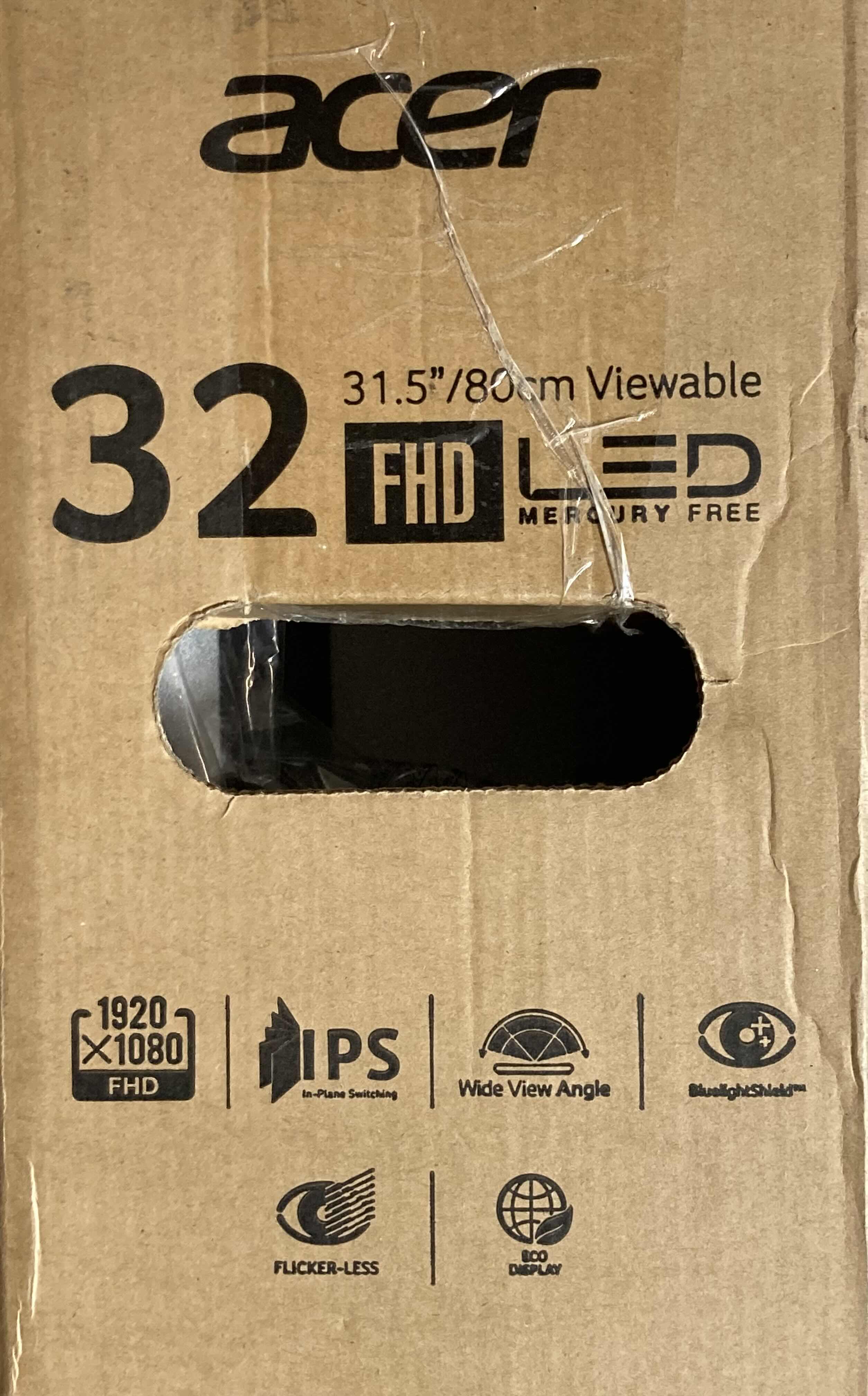 Photo 1 of ACER 32” EB1 SERIES LED MONITOR FHD MODEL EB321HQU