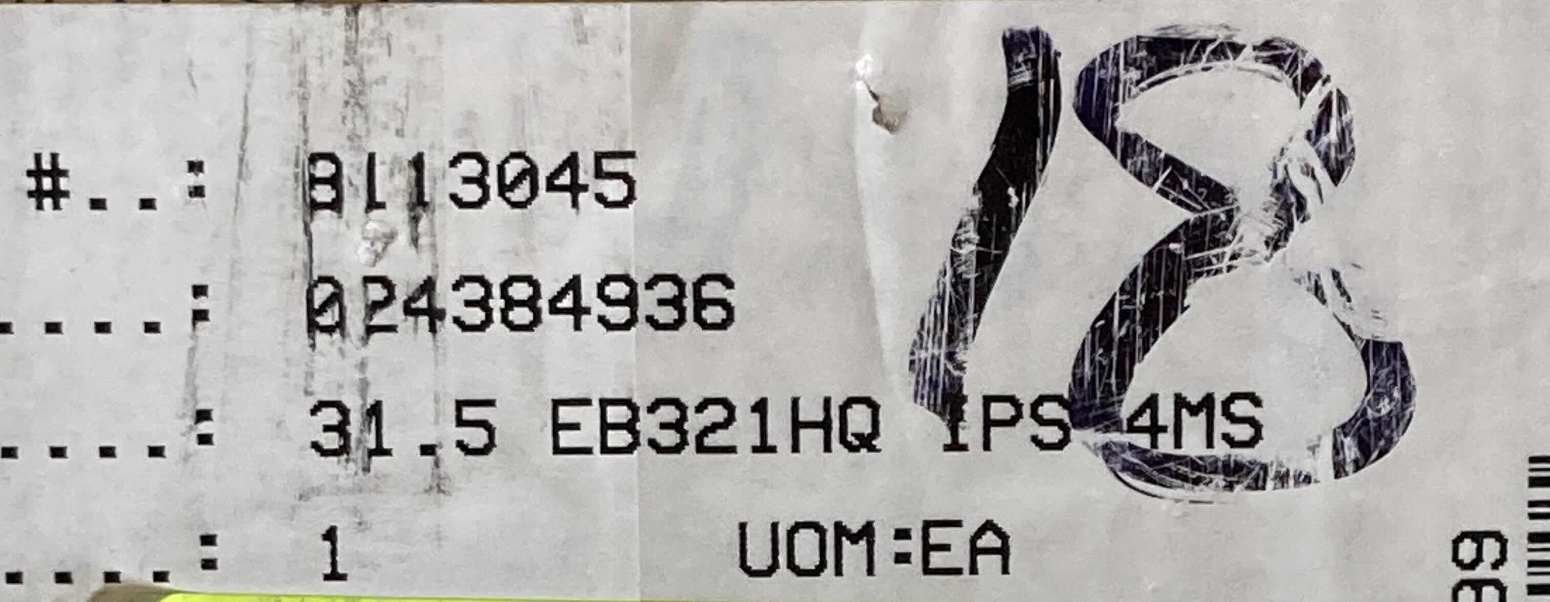 Photo 1 of ACER 32” EB1 SERIES LED MONITOR FHD MODEL EB321HQU