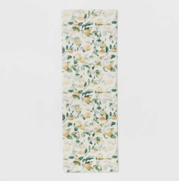Photo 1 of NEW THRESHOLD LEMON TREE NON-SKID COMFORT KITCHEN RUNNER RUG 20” X 60”